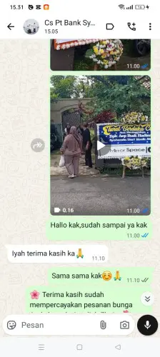 Testimonial Papan Bunga cipamekar